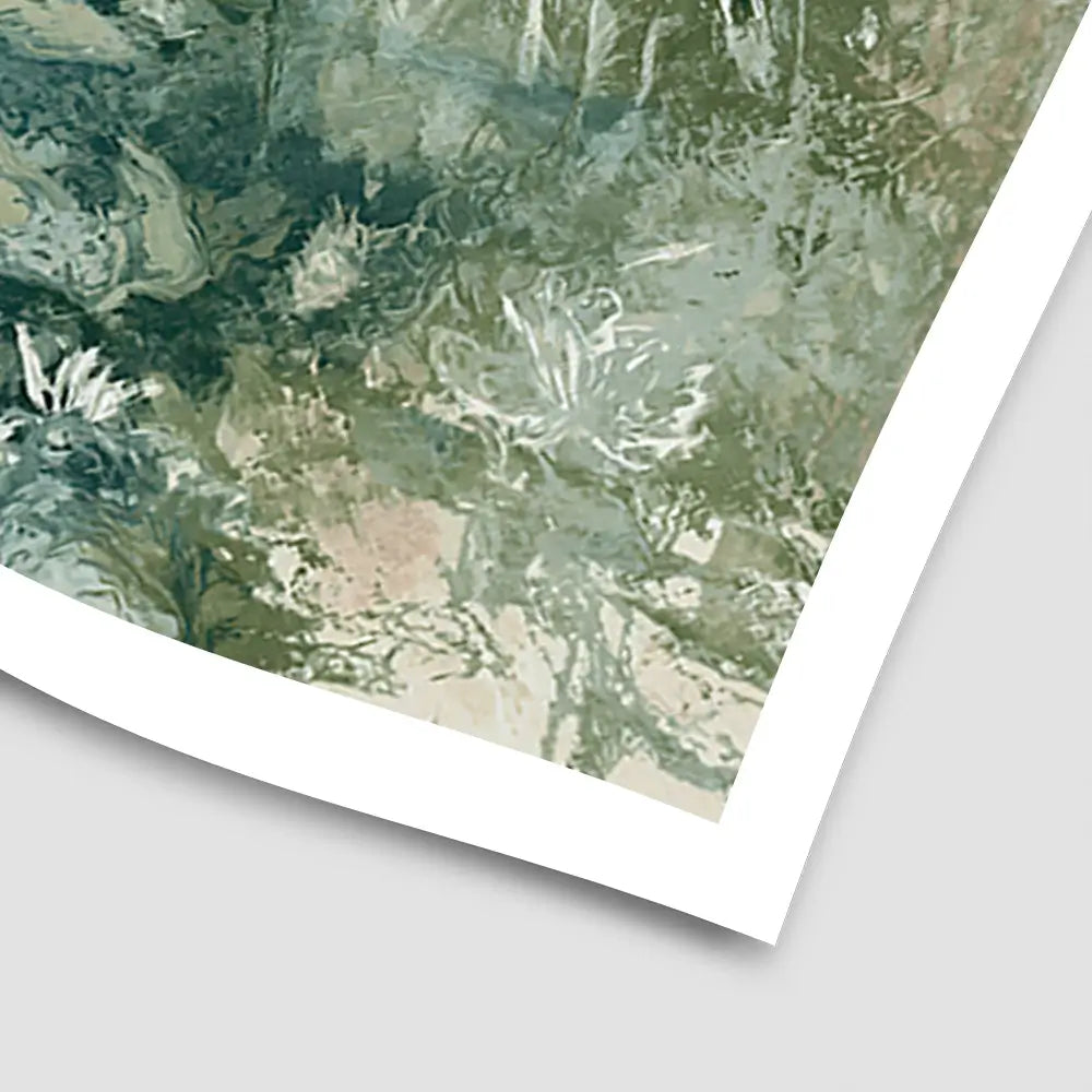 Lily Pond Bridge Art Print Lily Pond Bridge Art Print wall art product Chromatic Storm Studio