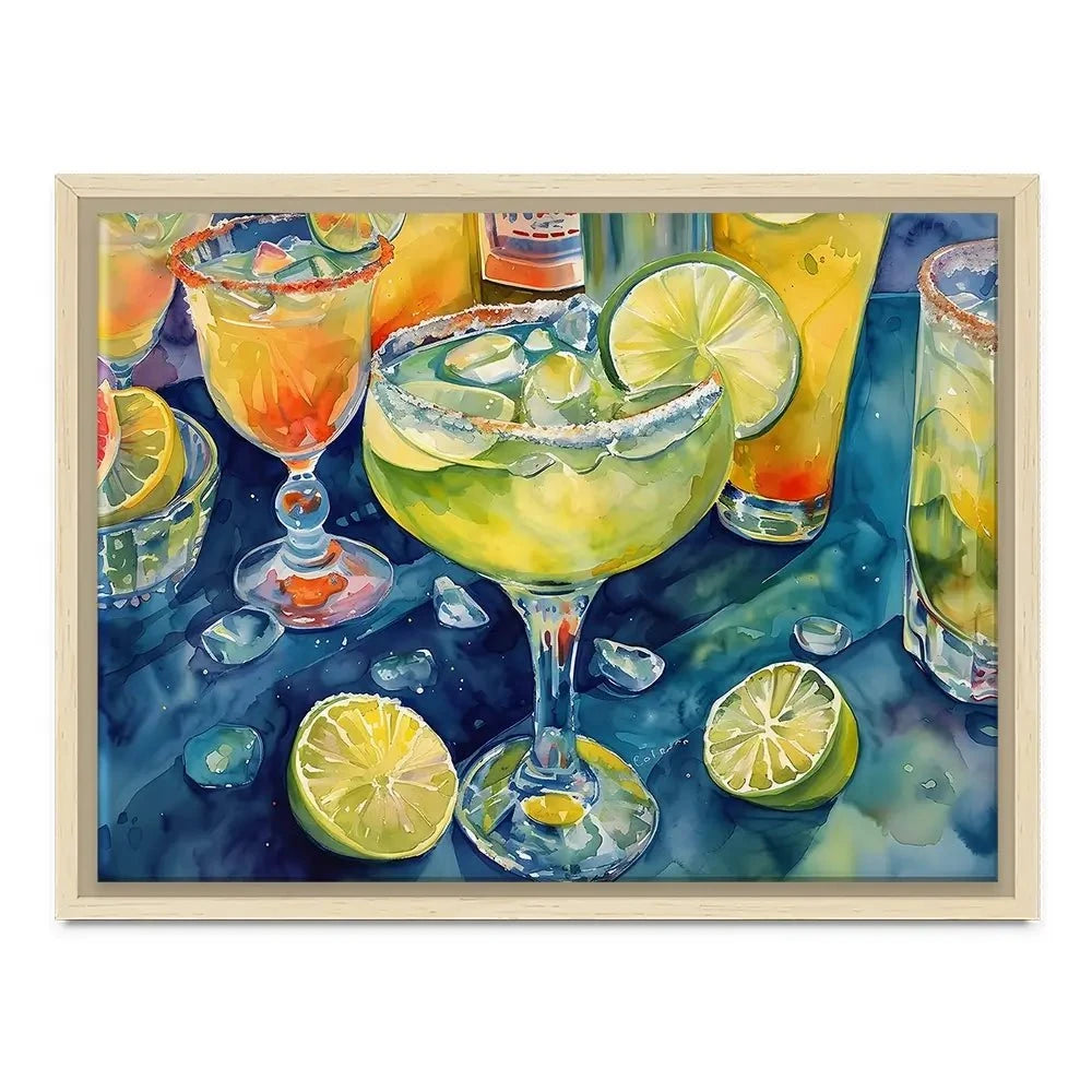 Lime Slice 2 Canvas Print Lime Slice 2 Canvas Print wall art product Art Print Shop