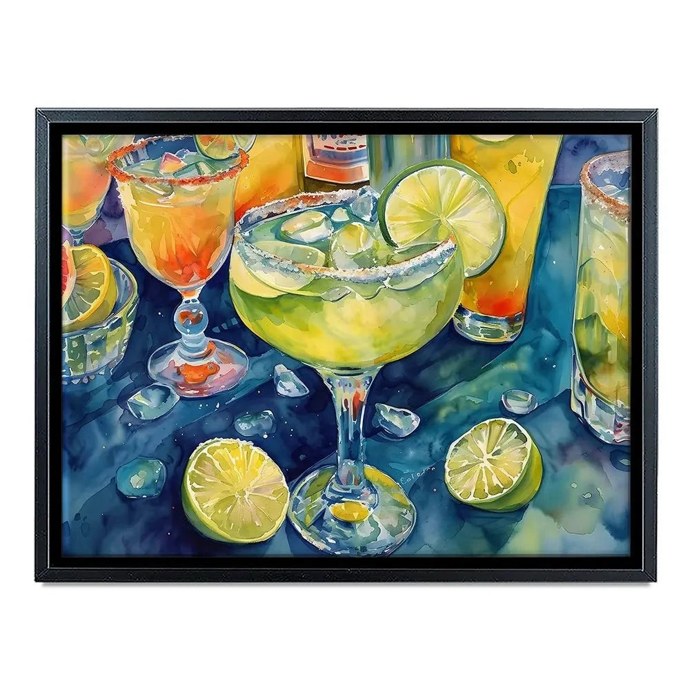 Lime Slice 2 Canvas Print Lime Slice 2 Canvas Print wall art product Art Print Shop