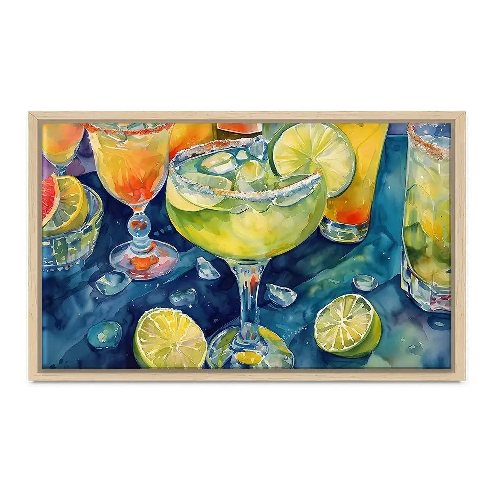 Lime Slice 2 Canvas Print Lime Slice 2 Canvas Print wall art product Art Print Shop