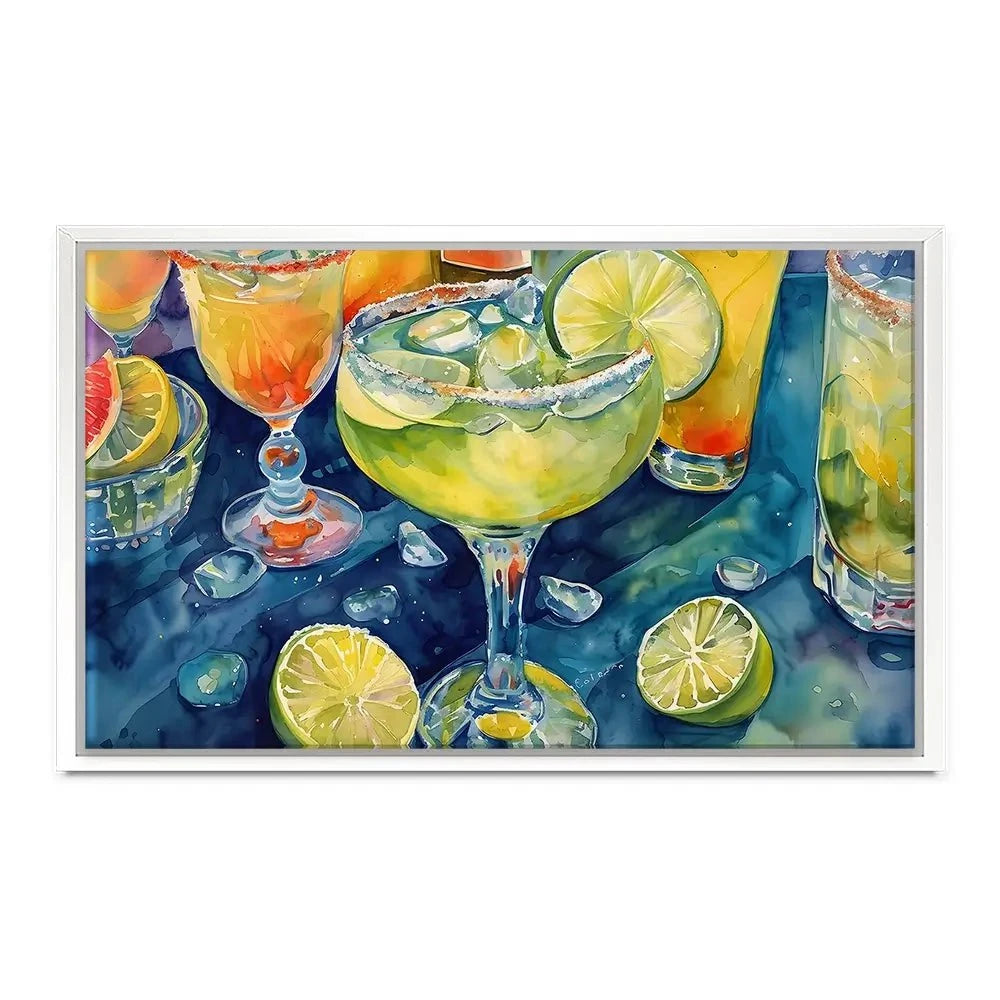 Lime Slice 2 Canvas Print Lime Slice 2 Canvas Print wall art product Art Print Shop