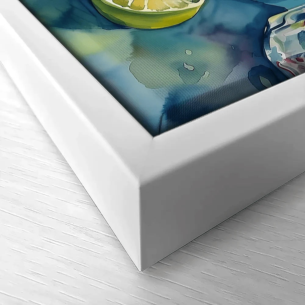 Lime Slice 2 Canvas Print Lime Slice 2 Canvas Print wall art product Art Print Shop