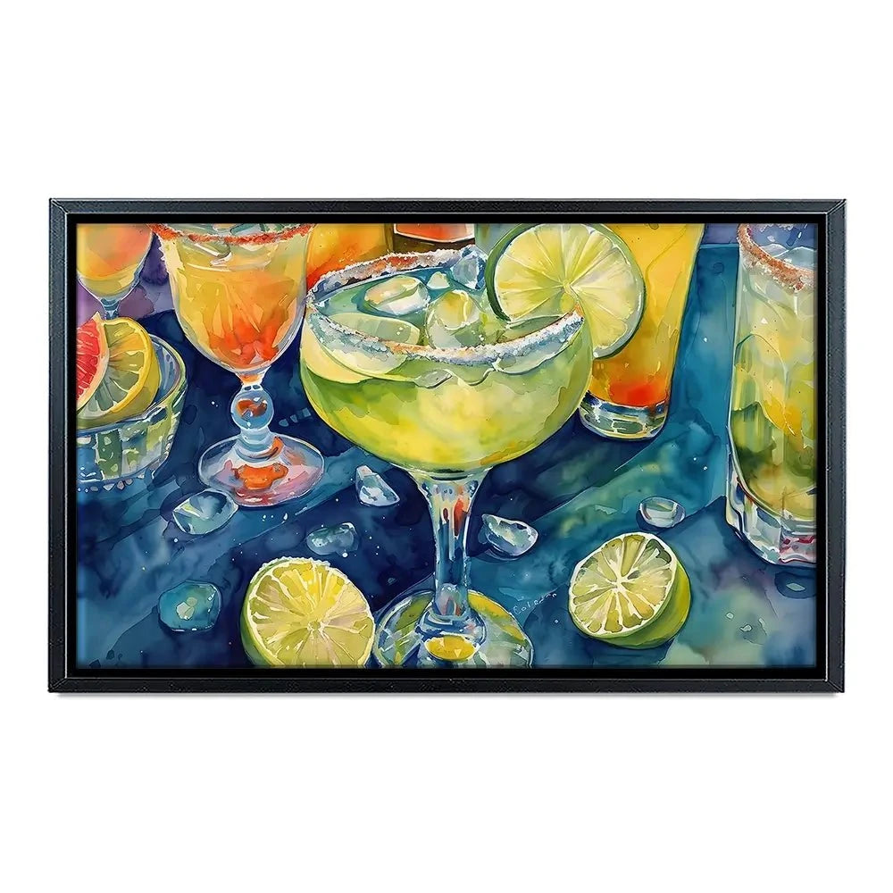 Lime Slice 2 Canvas Print Lime Slice 2 Canvas Print wall art product Art Print Shop