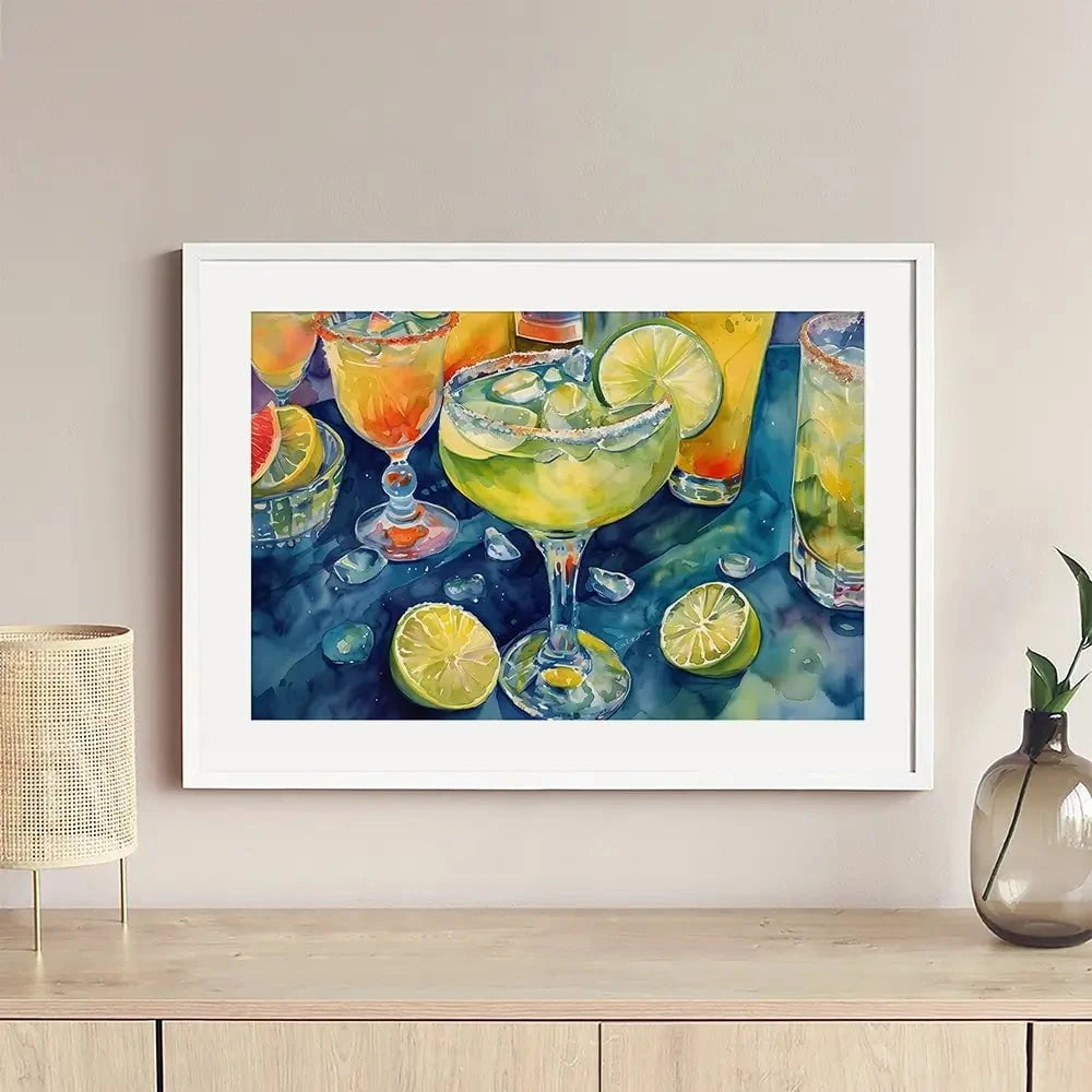 Lime Slice 2 Framed Art Print Lime Slice 2 Framed Art Print wall art product Art Print Shop