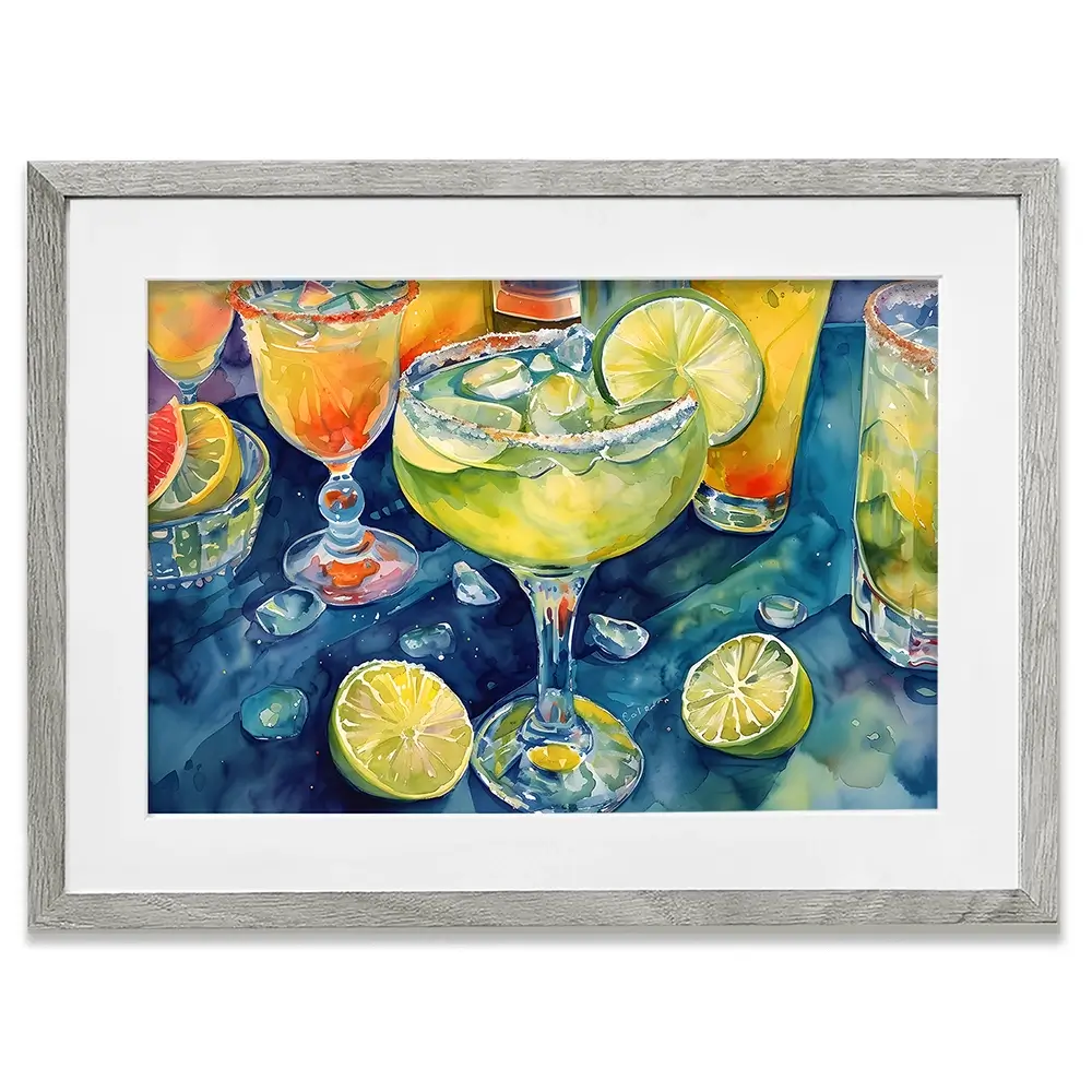 Lime Slice 2 Framed Art Print Lime Slice 2 Framed Art Print wall art product Art Print Shop