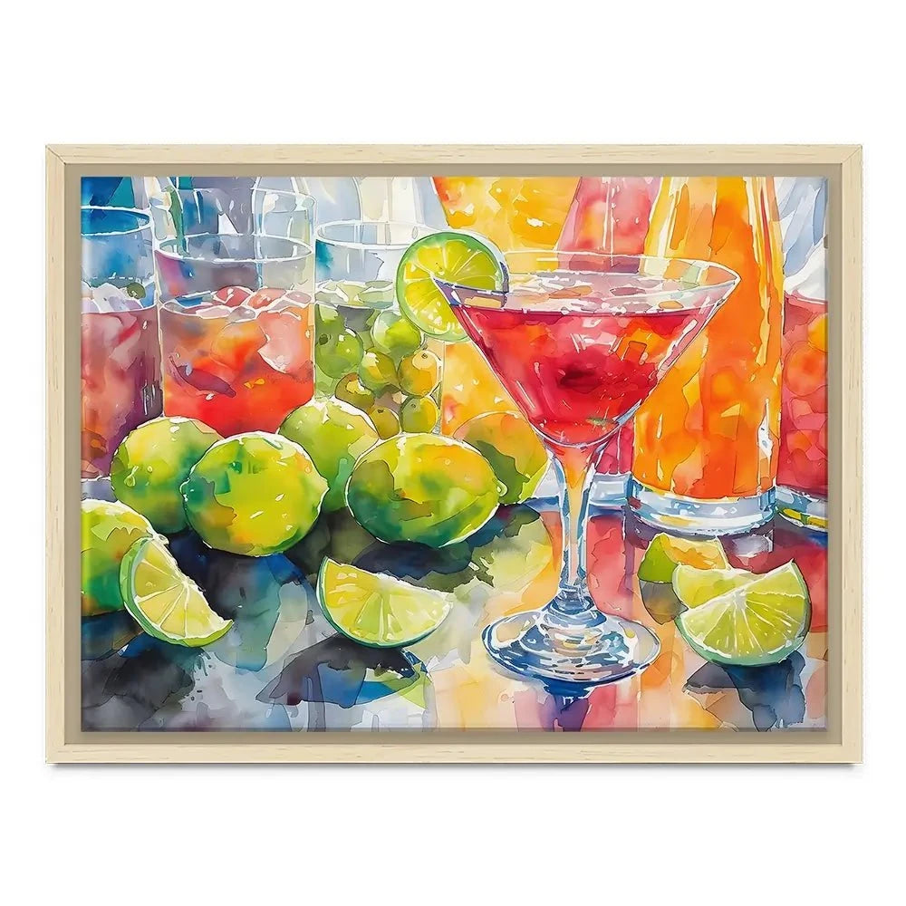 Lime Slice Canvas Print Lime Slice Canvas Print wall art product Art Print Shop