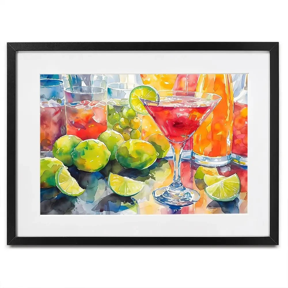Lime Slice Framed Art Print Lime Slice Framed Art Print wall art product Art Print Shop