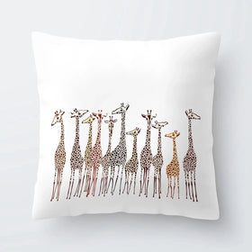 Line Of Giraffes Cushion Line Of Giraffes Cushion wall art product fresher / Shutterstock