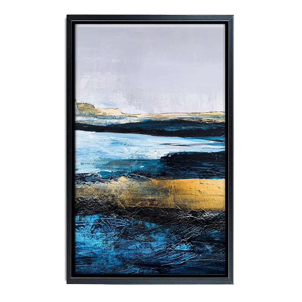 Lined With Blue Canvas Print Lined With Blue Canvas Print wall art product Adelina ART / Shutterstock