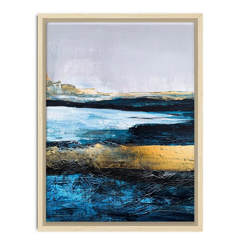 Lined With Blue Canvas Print Lined With Blue Canvas Print wall art product Adelina ART / Shutterstock