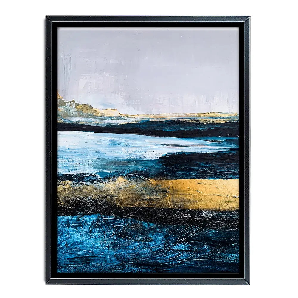 Lined With Blue Canvas Print Lined With Blue Canvas Print wall art product Adelina ART / Shutterstock