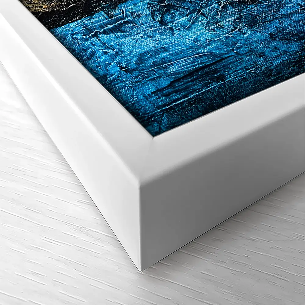 Lined With Blue Canvas Print Lined With Blue Canvas Print wall art product Adelina ART / Shutterstock