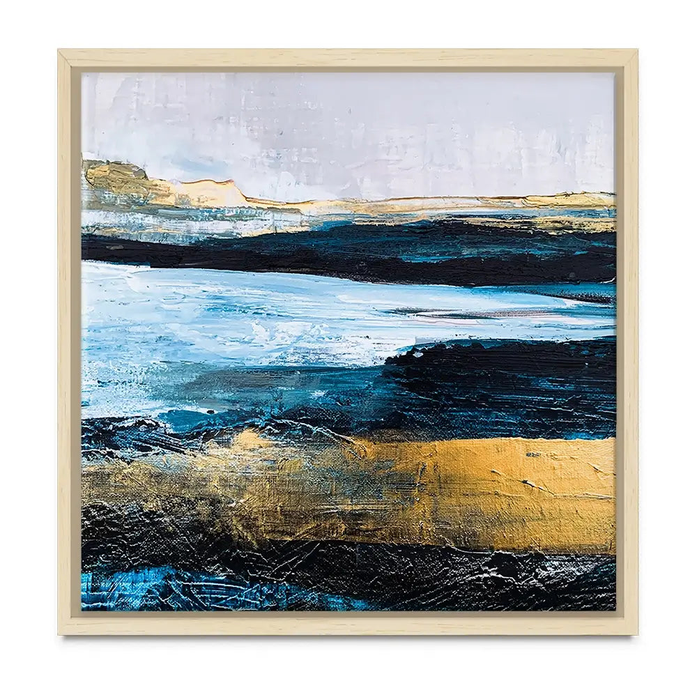 Lined With Blue Oversized Canvas Print Lined With Blue Oversized Canvas Print wall art product Adelina ART / Shutterstock