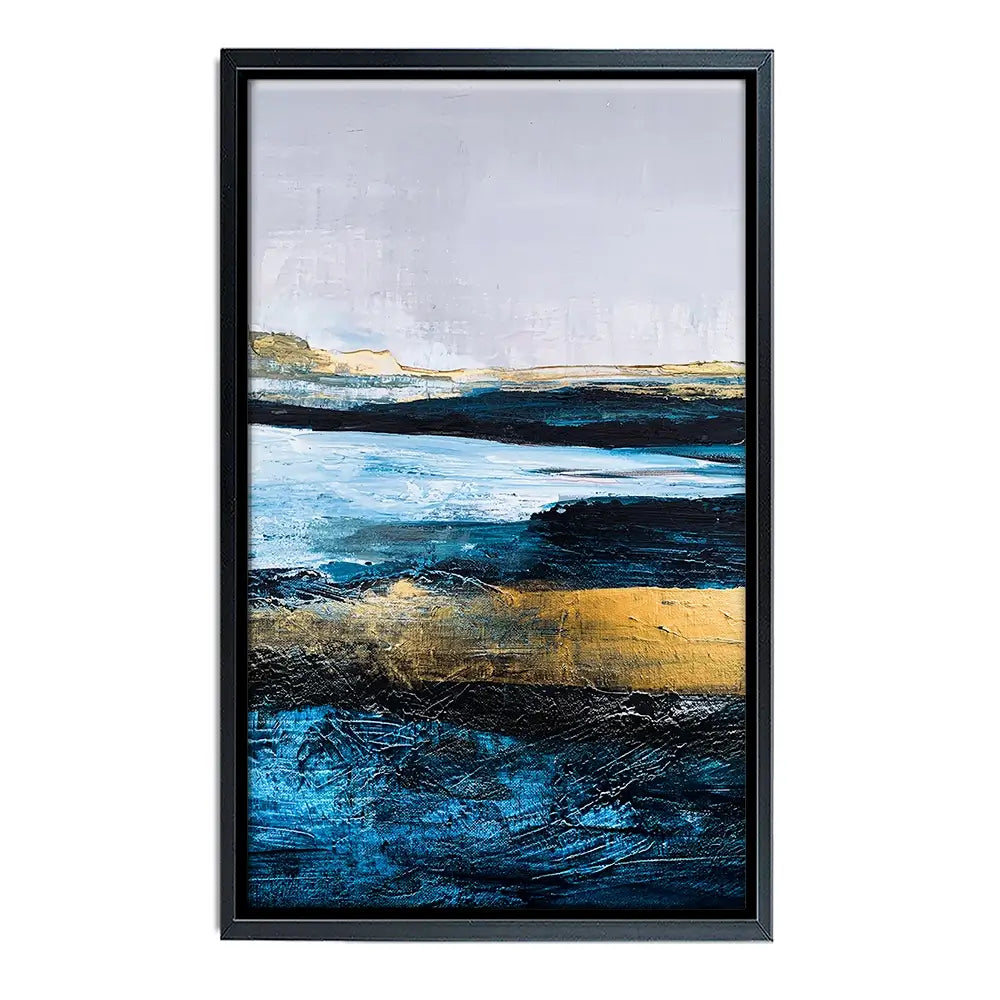 Lined With Blue Oversized Canvas Print Lined With Blue Oversized Canvas Print wall art product Adelina ART / Shutterstock