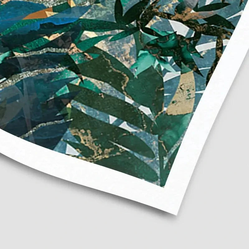 Lion Behind The Leaves Art Print Lion Behind The Leaves Art Print wall art product Sarah Manovski