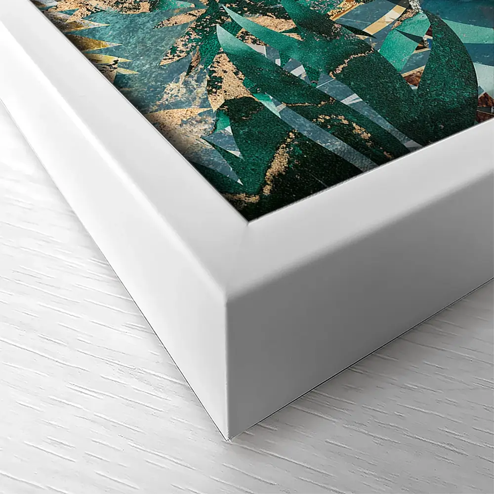 Lion Behind The Leaves Canvas Print Lion Behind The Leaves Canvas Print wall art product Sarah Manovski