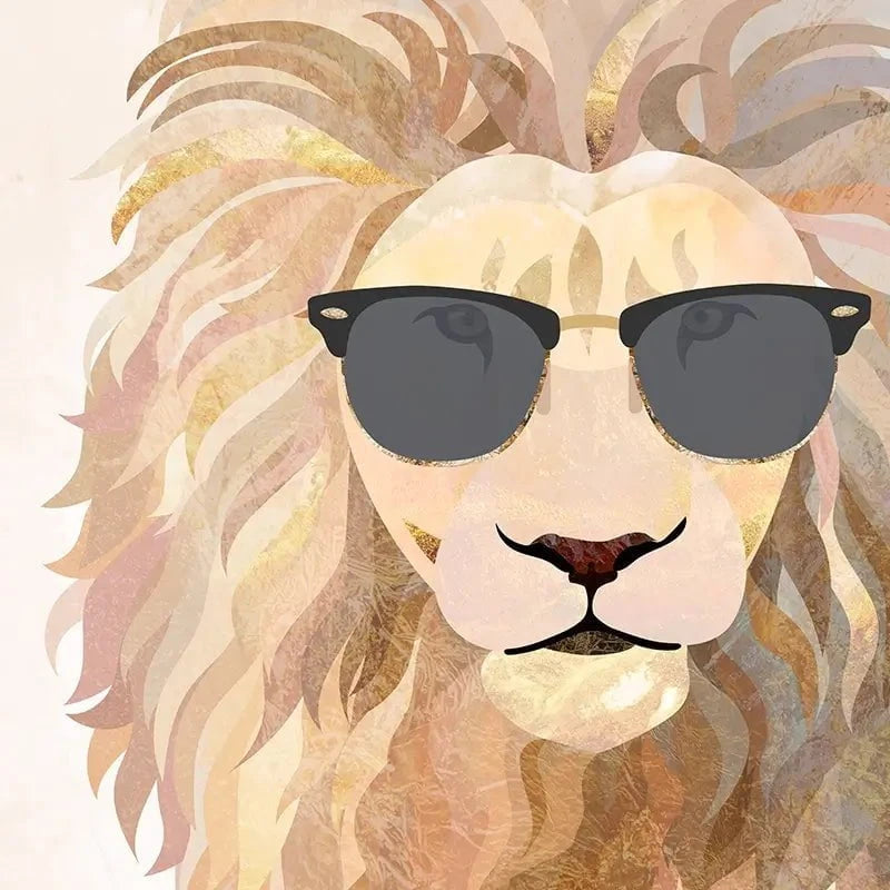 Lion In The Grass Art Print Lion In The Grass Art Print wall art product Sarah Manovski