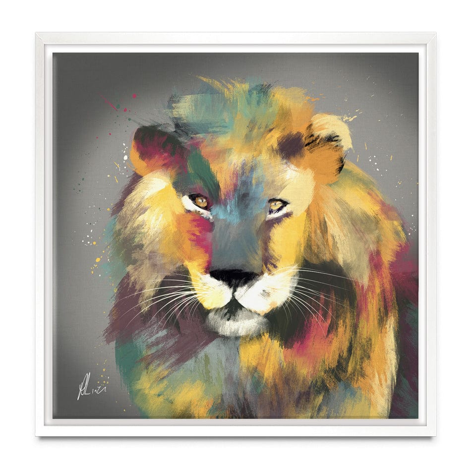 Lion Multi Canvas Print wall art product Aimee Linzi