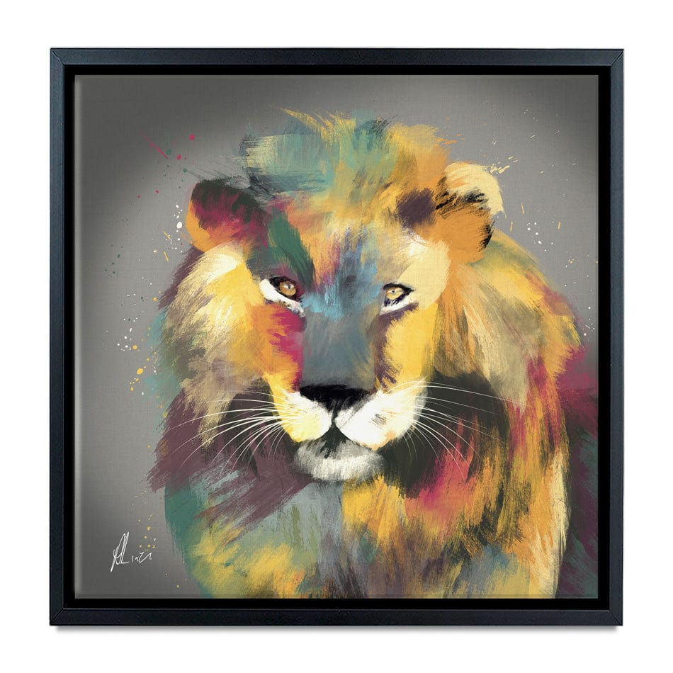 Lion Multi Canvas Print wall art product Aimee Linzi