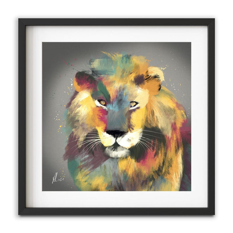 Lion Multi Framed Art Print wall art product Aimee Linzi
