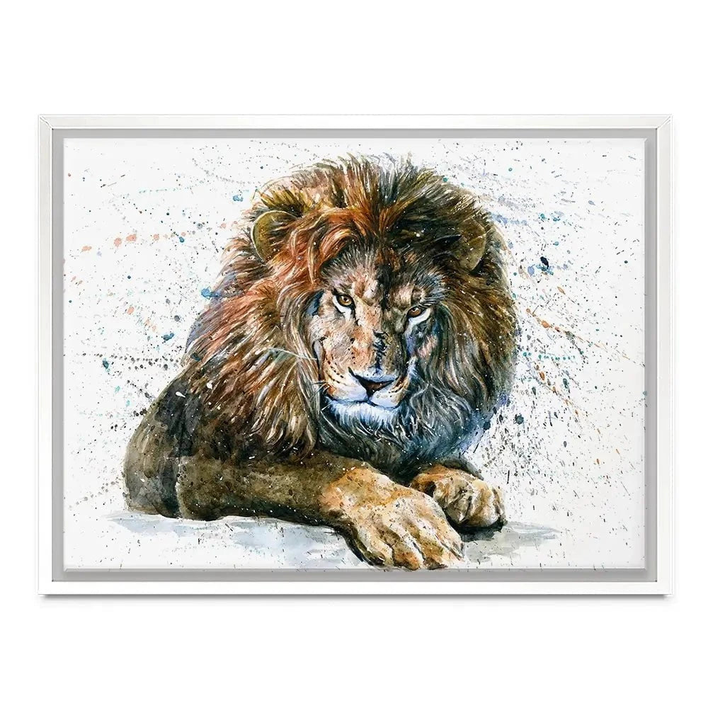 Lion Paint Splash Canvas Print Lion Paint Splash Canvas Print wall art product KOSTART / Shutterstock