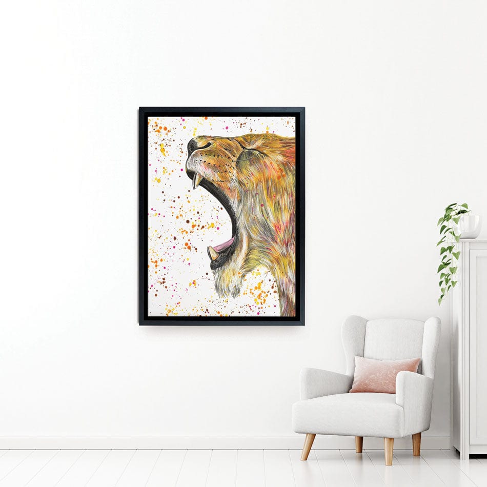 Lioness Reeva Canvas Print wall art product Emma LC Art