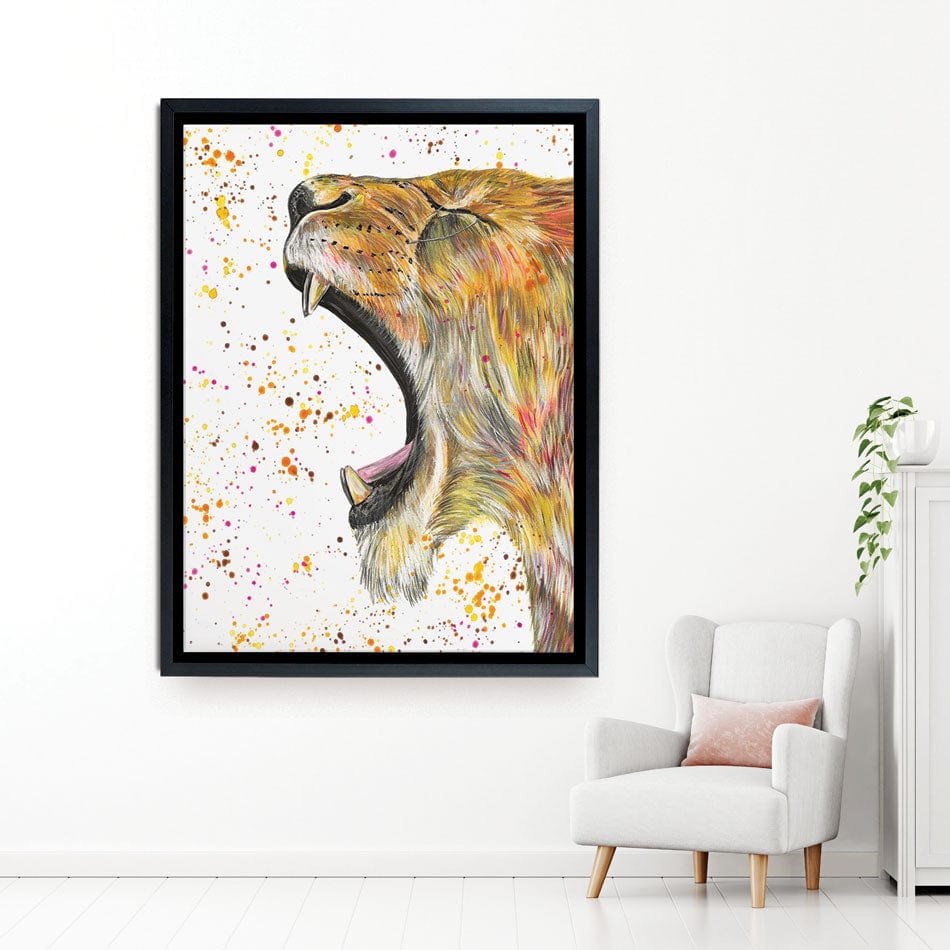 Lioness Reeva Canvas Print wall art product Emma LC Art