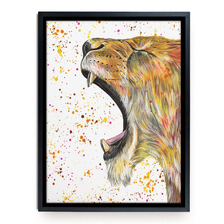 Lioness Reeva Canvas Print wall art product Emma LC Art