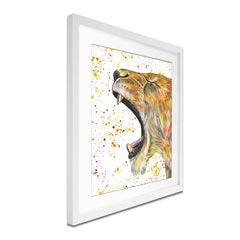 Lioness Reeva Framed Art Print wall art product Emma LC Art