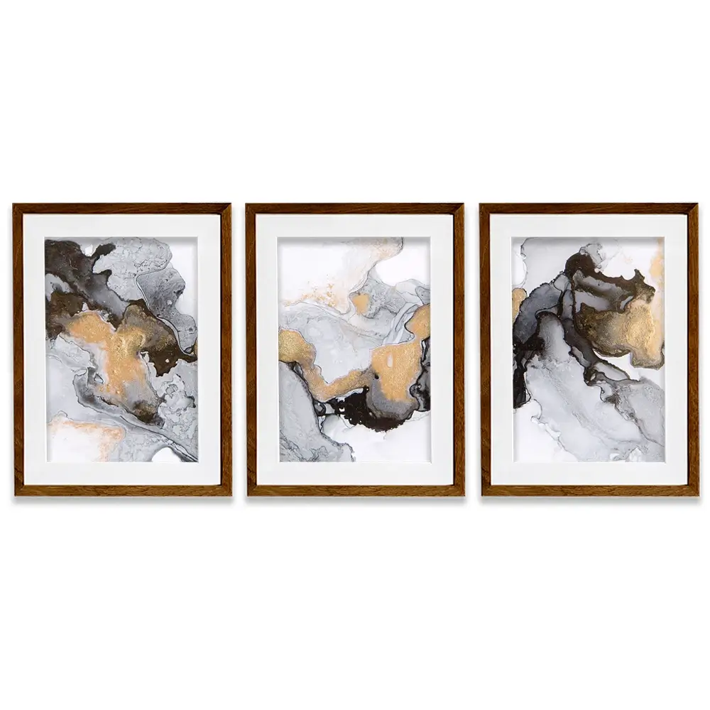 Liquid Luxury Framed Art Print Trio Liquid Luxury Framed Art Print Trio wall art product AlonaPanchenko / Shutterstock