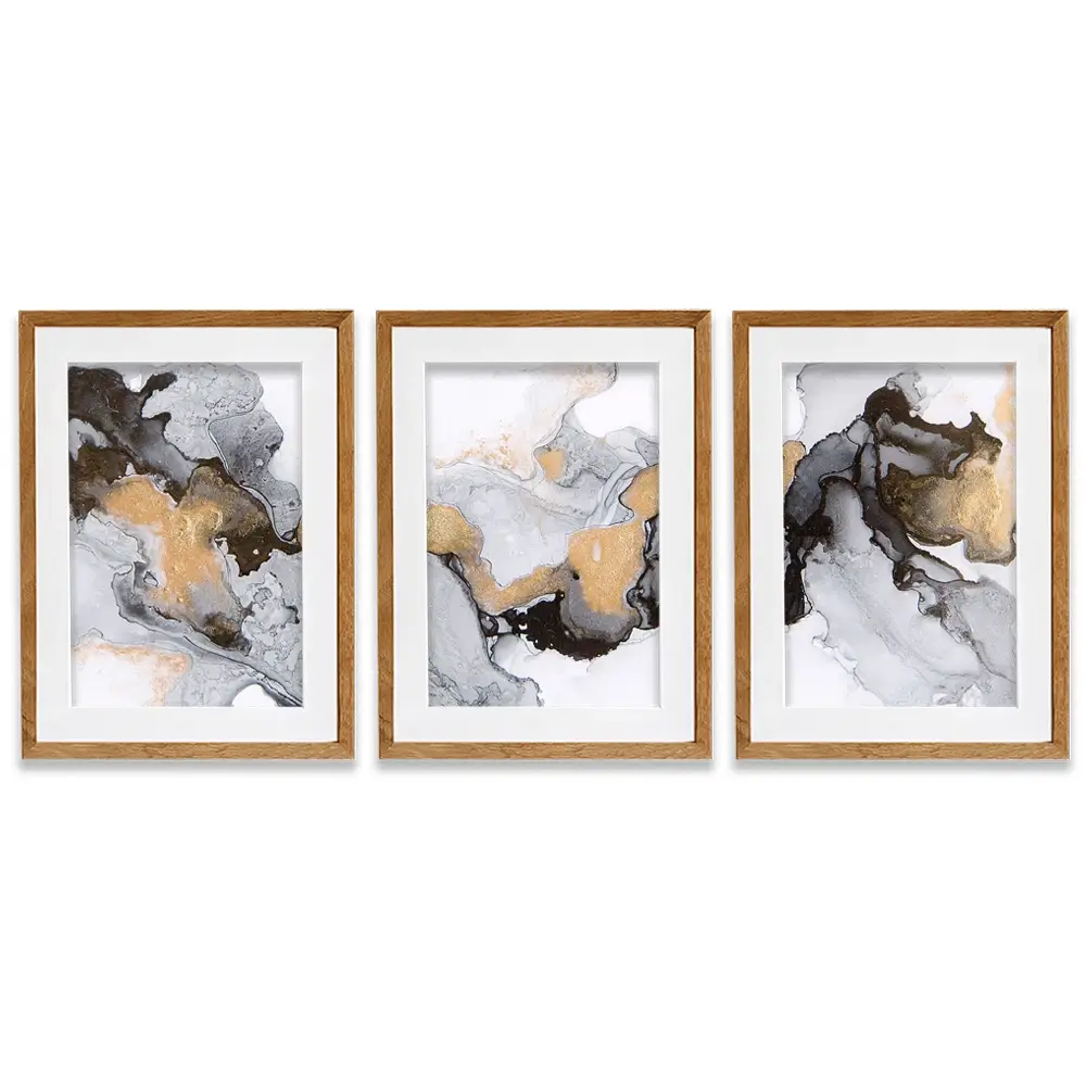Liquid Luxury Framed Art Print Trio Liquid Luxury Framed Art Print Trio wall art product AlonaPanchenko / Shutterstock