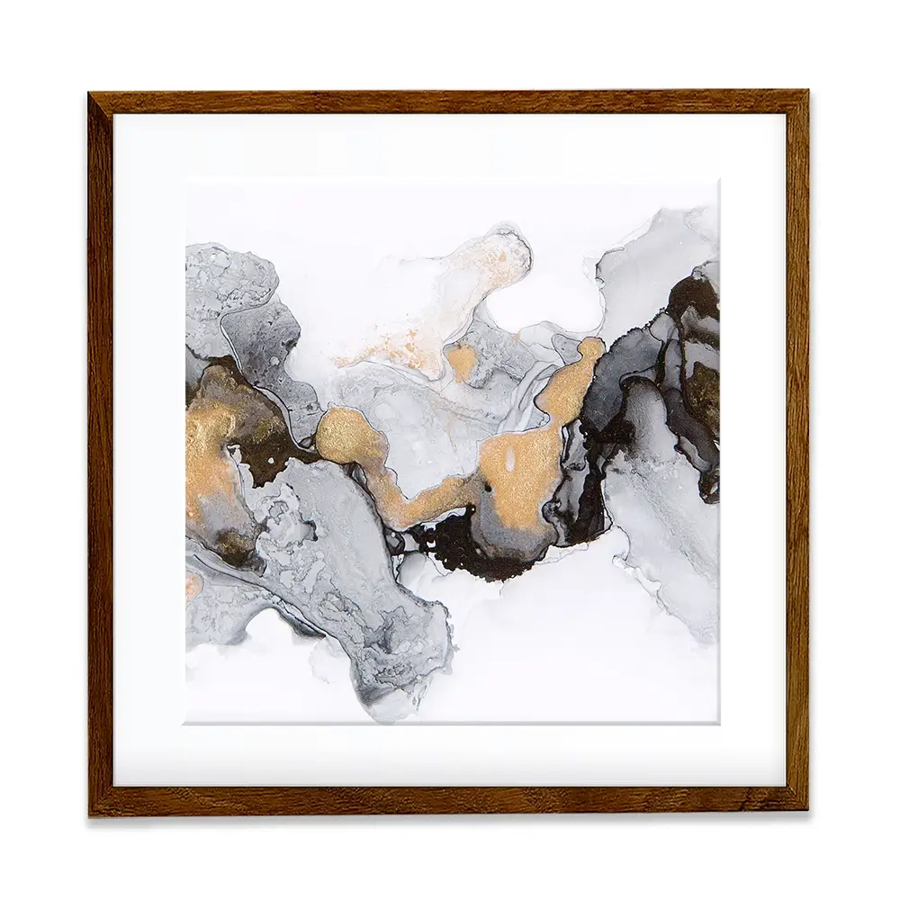Liquid Luxury Square Framed Art Print Liquid Luxury Square Framed Art Print wall art product Art Print Shop