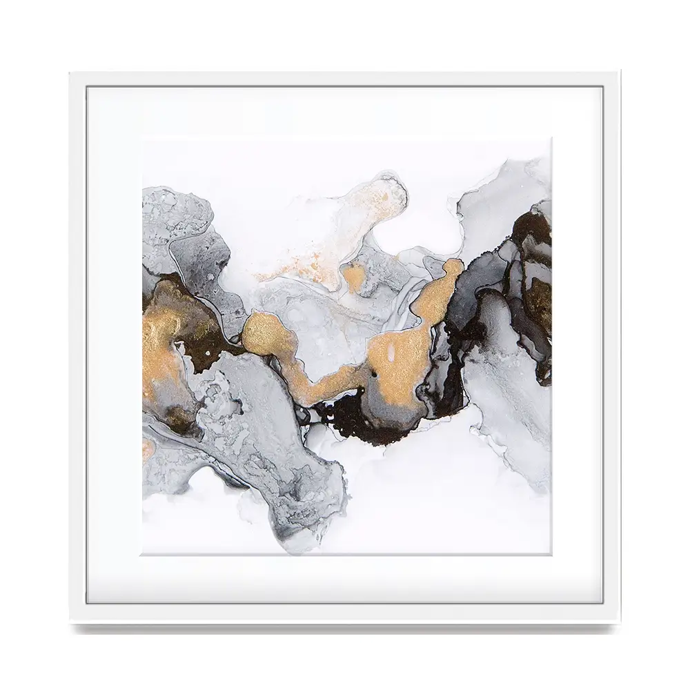 Liquid Luxury Square Framed Art Print Liquid Luxury Square Framed Art Print wall art product Art Print Shop