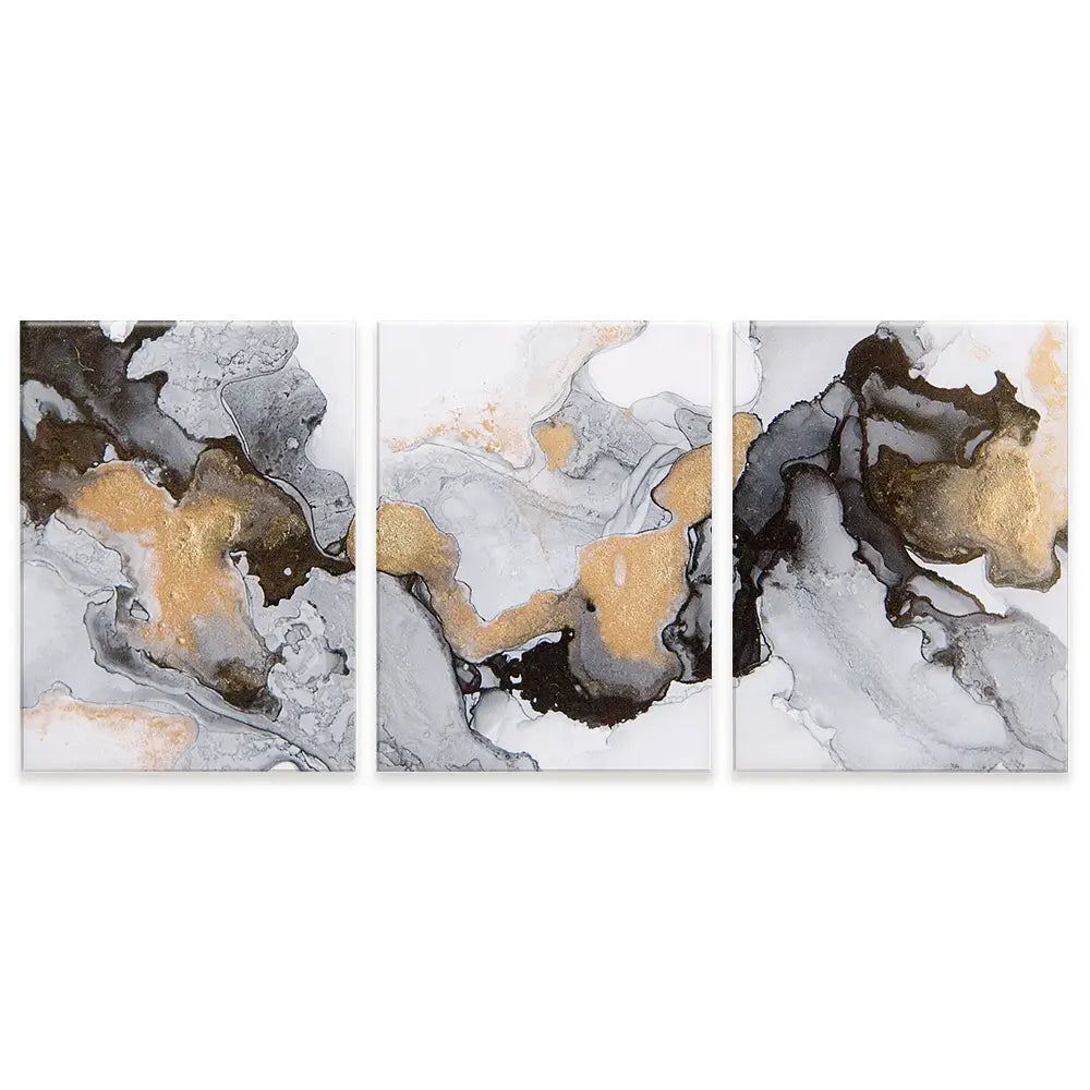 Liquid Luxury Trio Canvas Print Liquid Luxury Trio Canvas Print wall art product AlonaPanchenko / Shutterstock