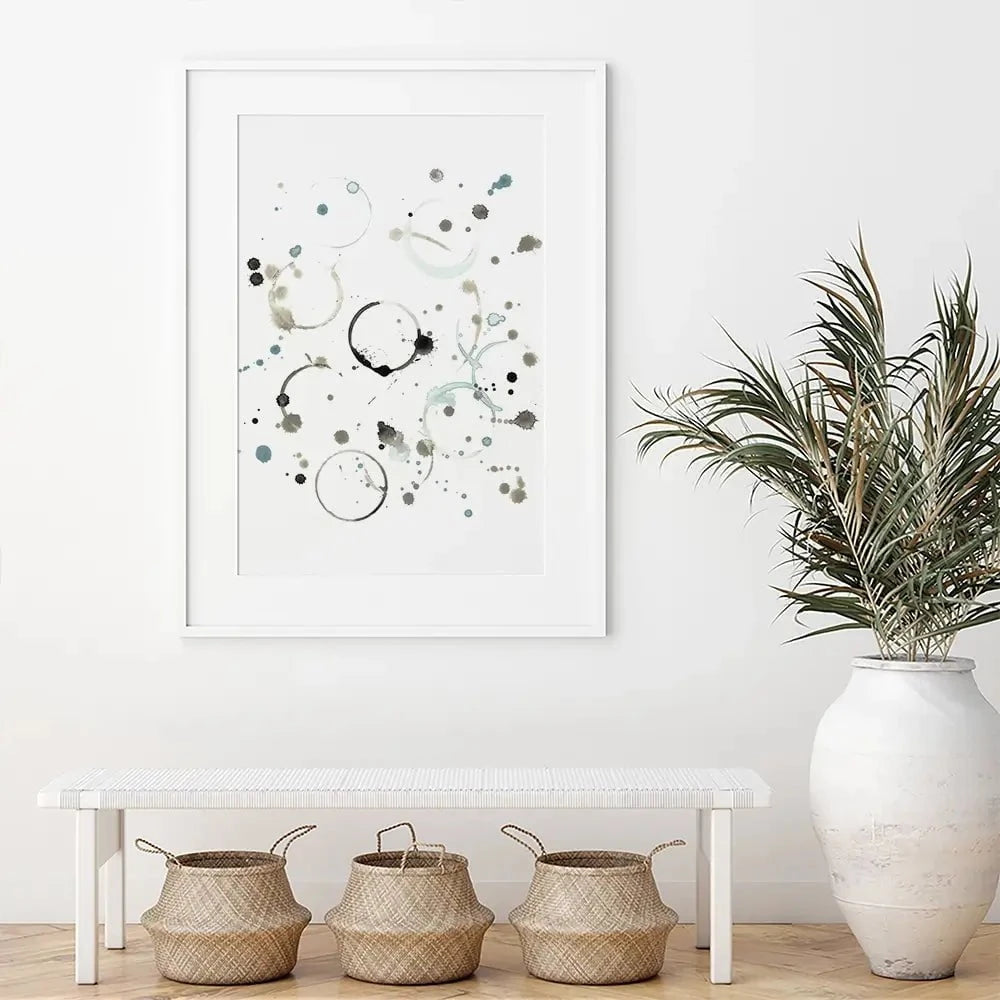 Liquid Orbit Framed Art Print Liquid Orbit Framed Art Print wall art product June Erica Vess