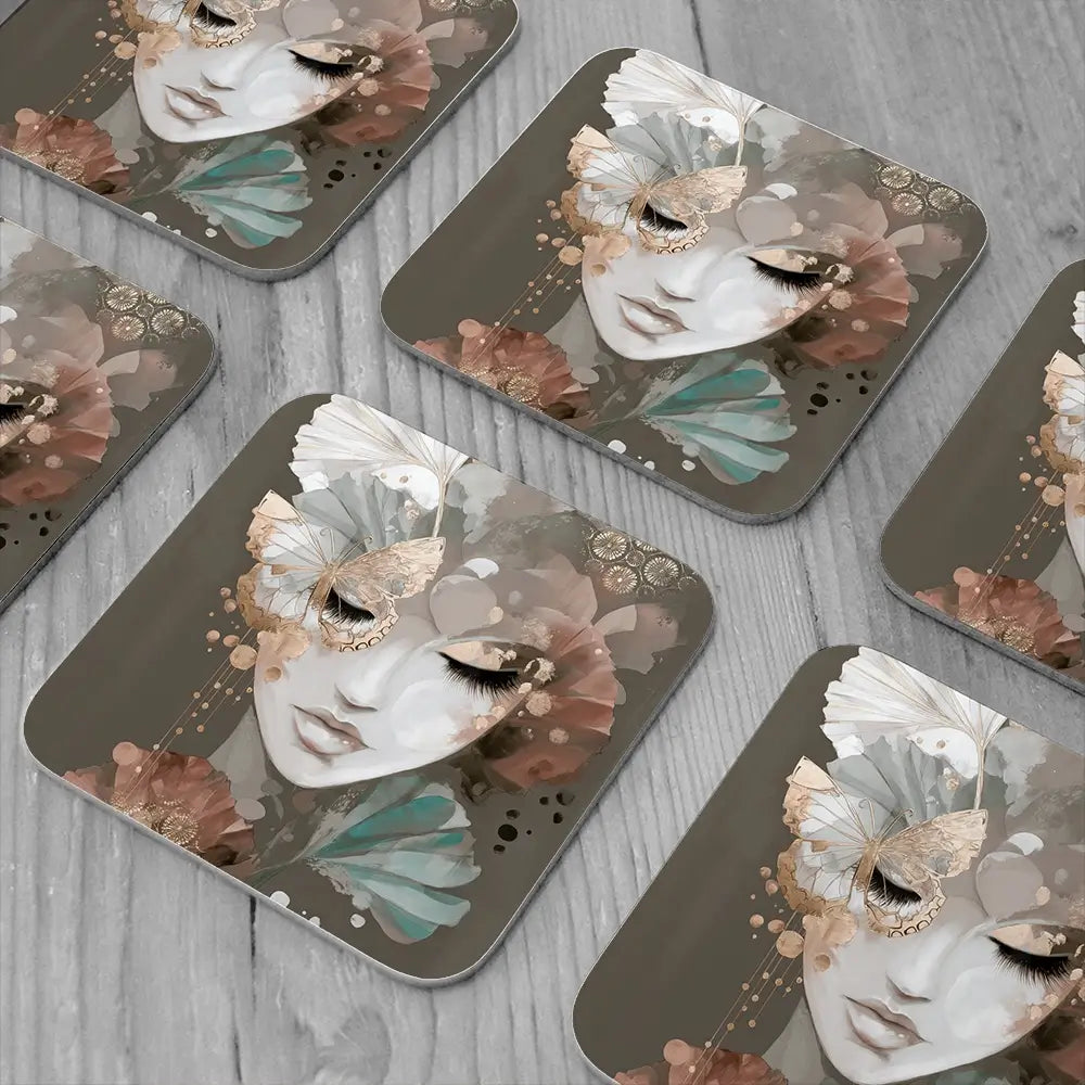 Lira Moss Coaster Set Lira Moss Coaster Set wall art product Bella Eve