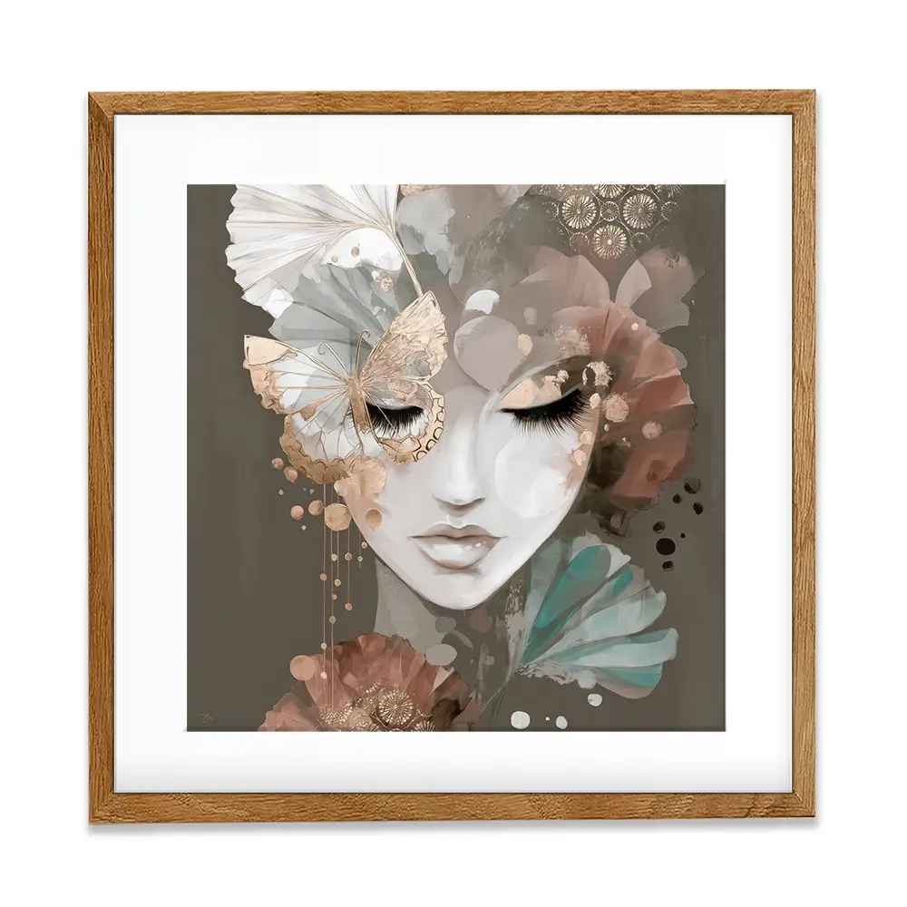 Lira Moss Square Framed Art Print Lira Moss Square Framed Art Print wall art product Bella Eve