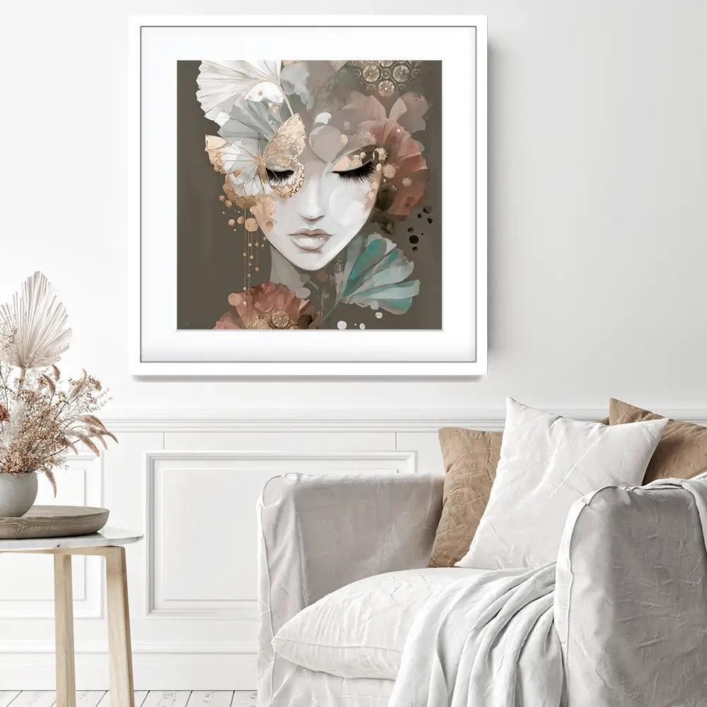 Lira Moss Square Framed Art Print Lira Moss Square Framed Art Print wall art product Bella Eve