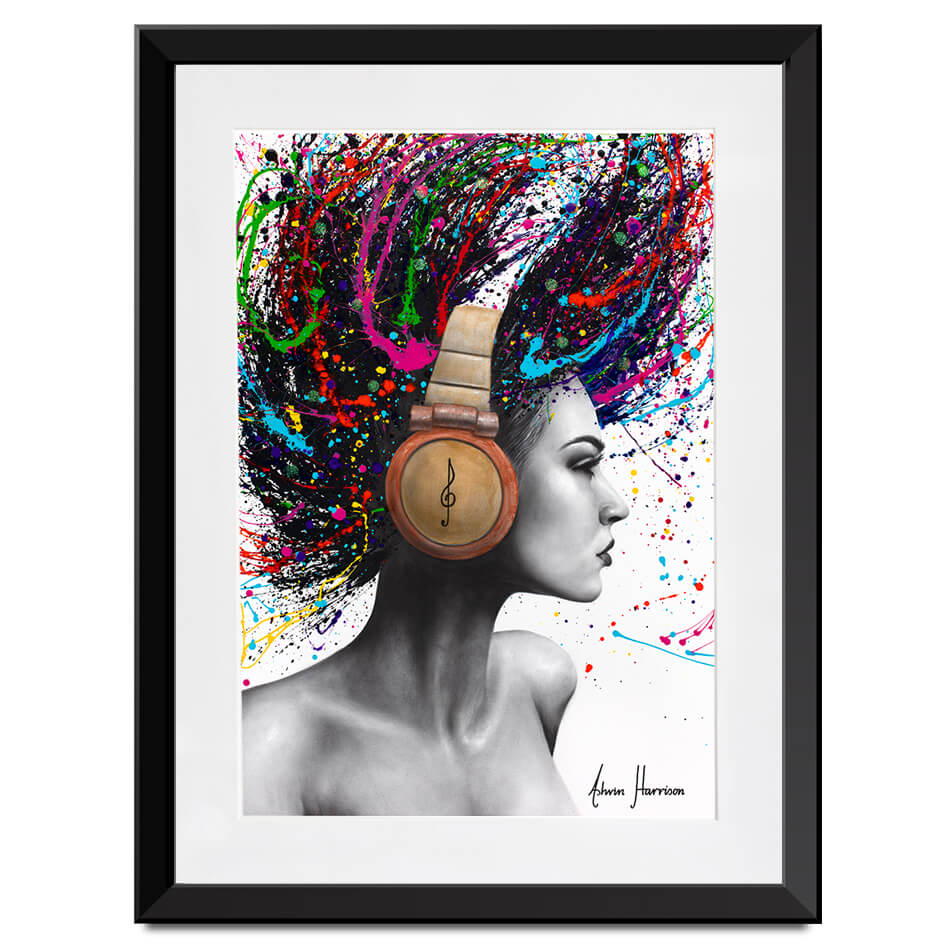 Listen Loud Framed Art Print Listen Loud Framed Art Print wall art product Ashvin Harrison