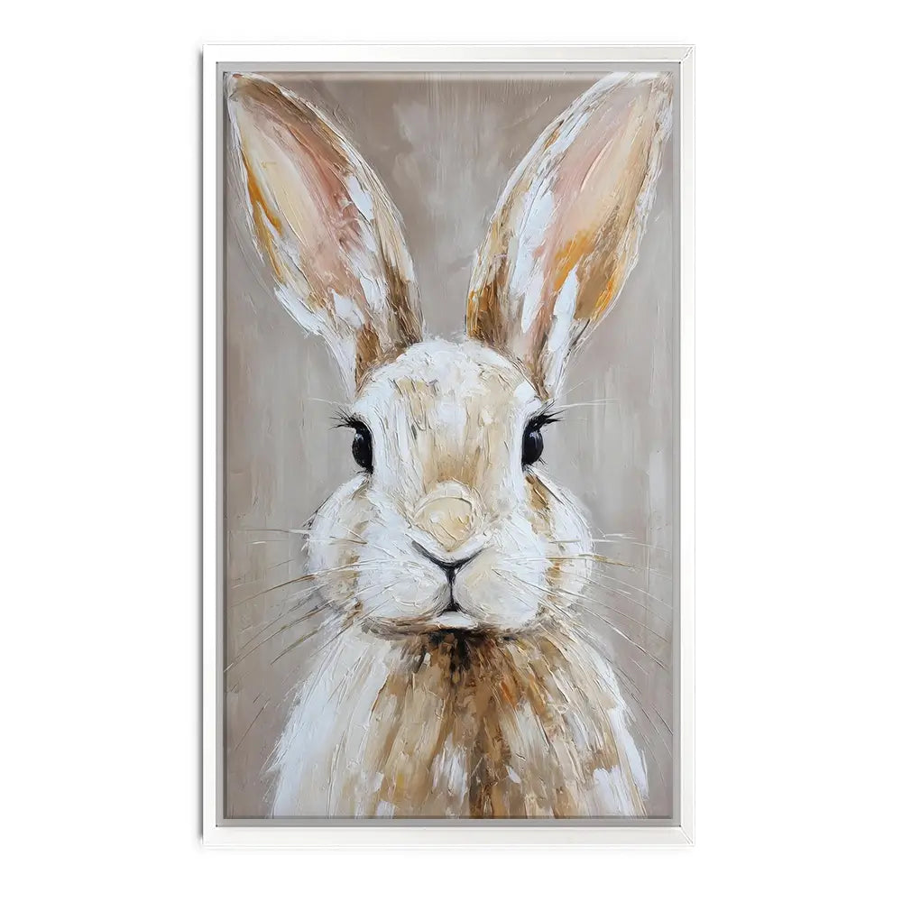Little Brown Bunny Canvas Print Little Brown Bunny Canvas Print wall art product Petals Prints Design - Independent