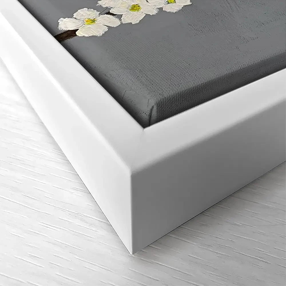 Little Wren On Cherry Blossom Canvas Print Little Wren On Cherry Blossom Canvas Print wall art product Laure Bury