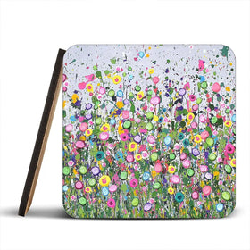 Live Life In Full Bloom Coaster Set Live Life In Full Bloom Coaster Set wall art product Art Print Shop