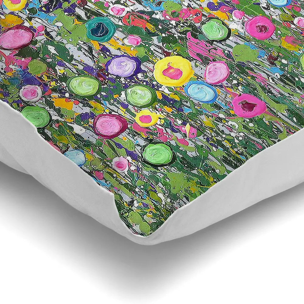 Live Life In Full Bloom Cushion Live Life In Full Bloom Cushion wall art product Art Print Shop