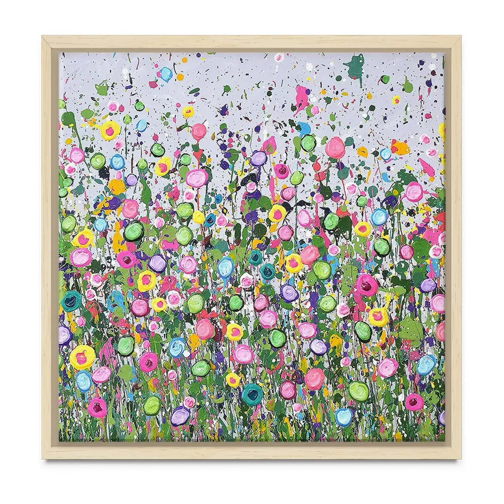 Live Life In Full Bloom Oversized Canvas Print Live Life In Full Bloom Oversized Canvas Print wall art product Jo Gough