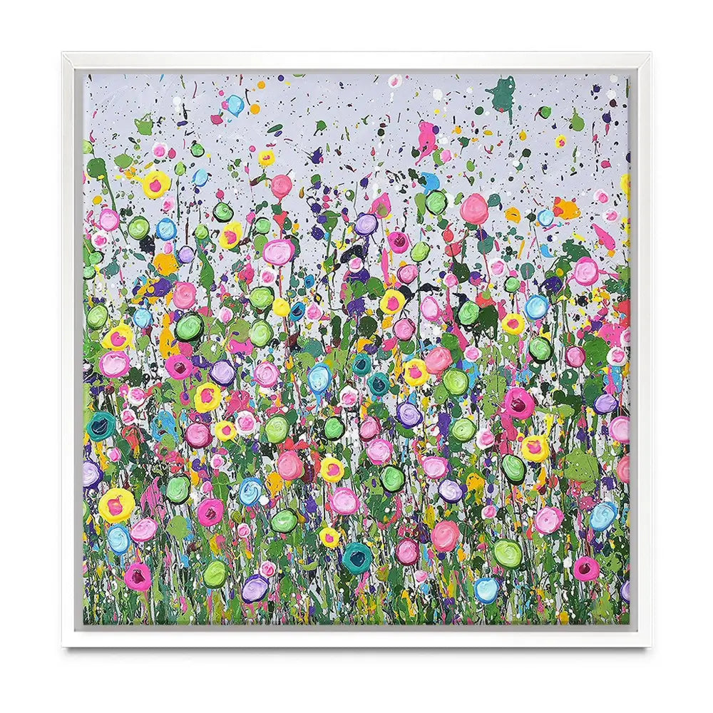 Live Life In Full Bloom Oversized Canvas Print Live Life In Full Bloom Oversized Canvas Print wall art product Jo Gough
