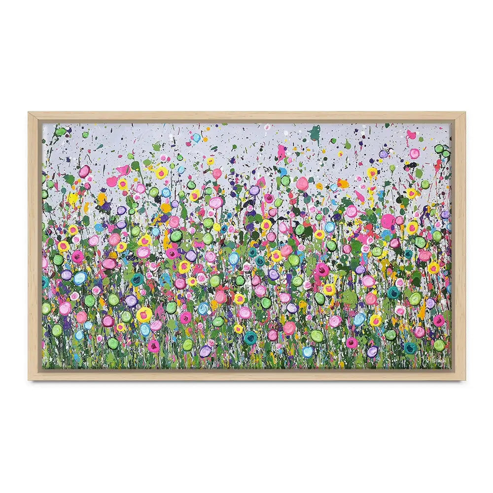 Live Life In Full Bloom Oversized Canvas Print Live Life In Full Bloom Oversized Canvas Print wall art product Jo Gough