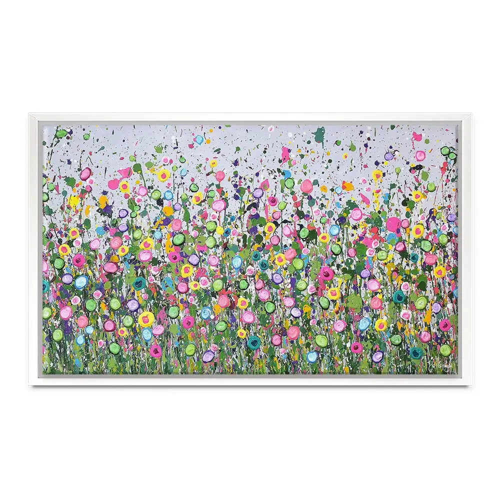 Live Life In Full Bloom Oversized Canvas Print Live Life In Full Bloom Oversized Canvas Print wall art product Jo Gough