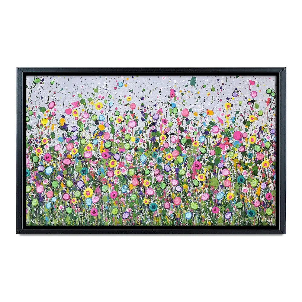 Live Life In Full Bloom Oversized Canvas Print Live Life In Full Bloom Oversized Canvas Print wall art product Jo Gough
