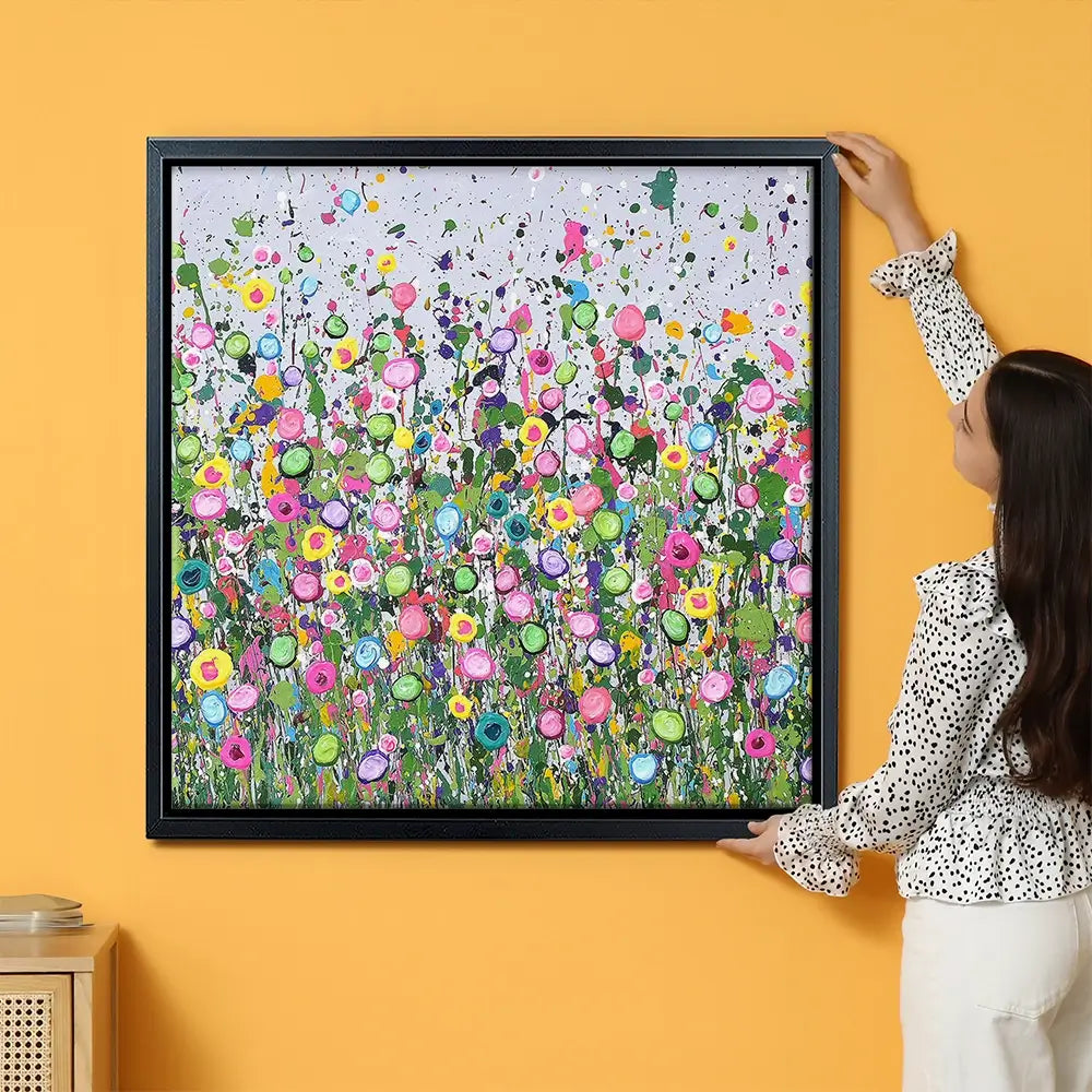 Live Life In Full Bloom Oversized Canvas Print Live Life In Full Bloom Oversized Canvas Print wall art product Jo Gough