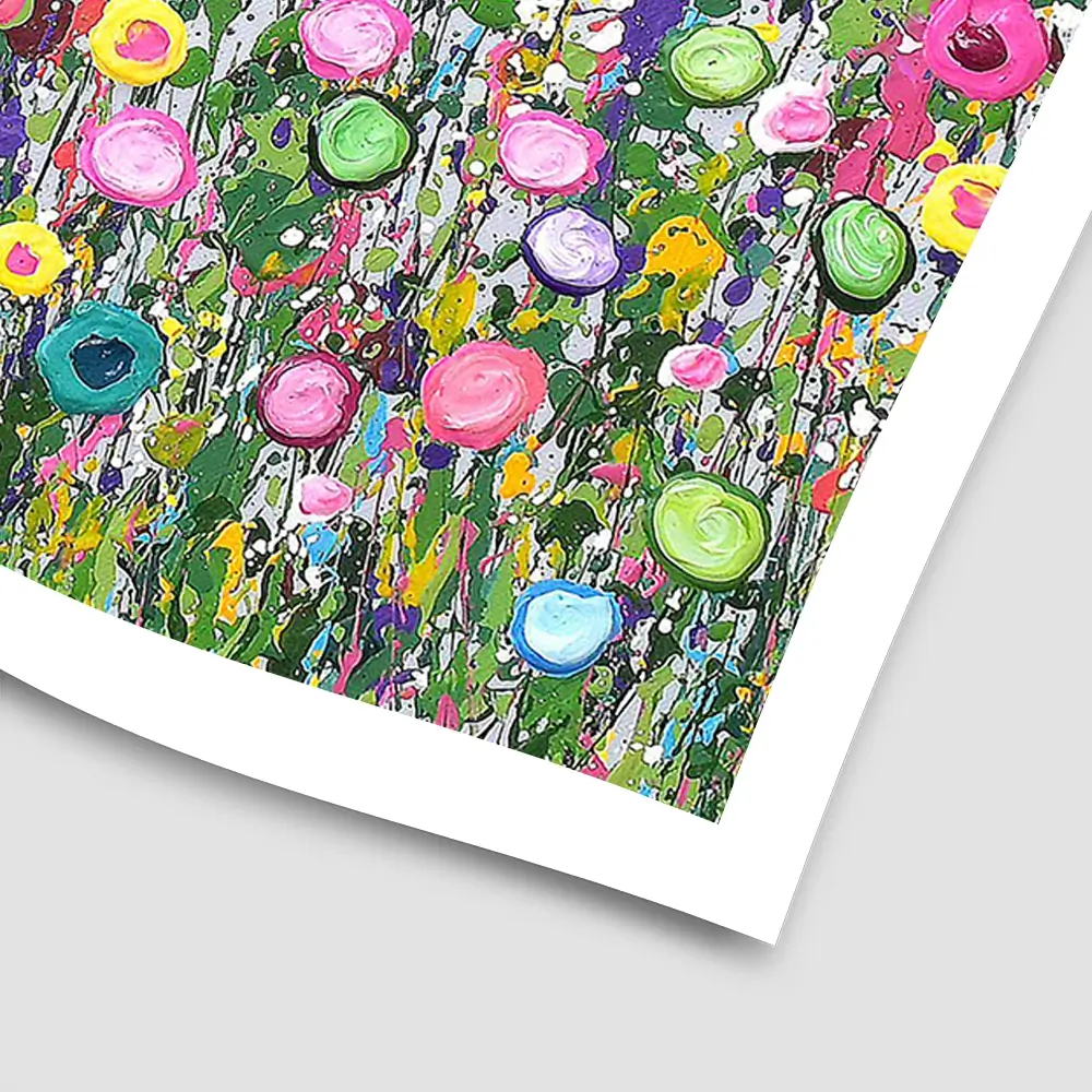 Live Life In Full Bloom Square Art Print Live Life In Full Bloom Square Art Print wall art product Art Print Shop